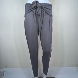 Armani Exchange Belted Gray Yoga Pants